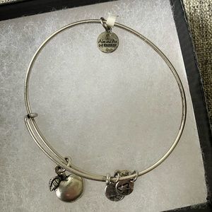 2 Alex and Ani Energy Apple Bracelets w/Box & Booklet
